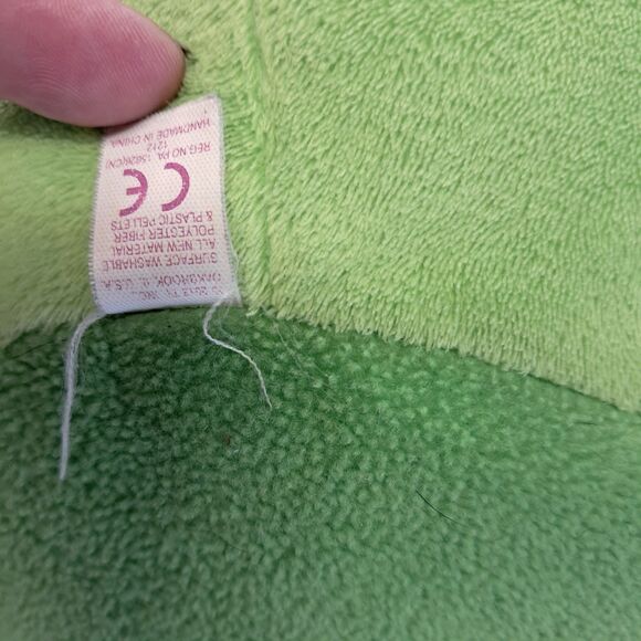 TY Yo Gabba Gabba Beanie BALLZ Ball BROBEE Green Figure Plush Doll Jumbo 14" - Picture 7 of 7